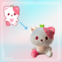 Peluche personnalisée Mini 5cm 10cm Animaux en peluche PP coton Techniques brodées Décorations utilisées Porte-clés Accessoires