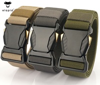 Ceinture en nylon robuste pour le travail et la randonnée, ceinture tactique pour homme, boucle en alliage à dégagement rapide, ceinture résistante