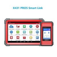 Herramienta de Diagnóstico para Autos LAUNCH X431 PRO5 SmartLink, Escáner Universal Rojo con Bluetooth para Android, Edición Global Multi-Idioma