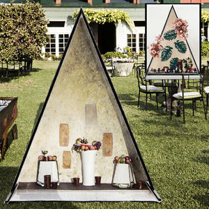 Aimexn Nouveau Support d'arche de ballons triangulaire rustique réglable en métal, 7-8 pieds, pour mariages, fêtes, enterrements de vie de jeune fille, baby showers, jardin - Product Image 3