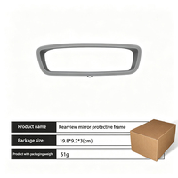 Accessoires de décoration intérieure de voiture adaptés aux cadres de rétroviseurs en silicone des Tesla Model Y/Model YL (2022 - 2025)
