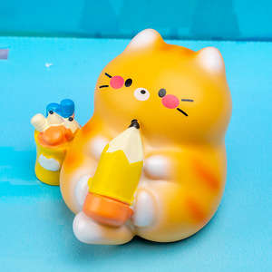 ชุดฟิกเกอร์เรซิ่น Yu Mo Cat Time Diary Blind Box 6 ชิ้น ของสะสม ของขวัญสำหรับเด็กและผู้ใหญ่ - Product Image 4