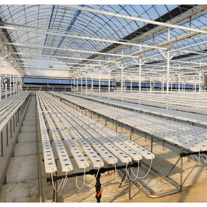 Tùy chỉnh ngang nhà kính nft Ống hydroponics phát triển hệ thống kênh PVC cho rau lá - Product Image 1