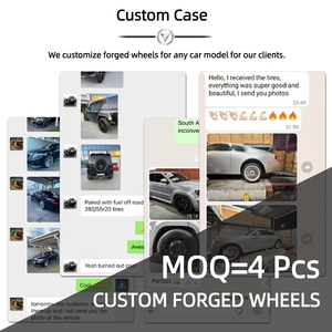 บริษัท ไชน่า ฟอร์จด์ เวลส์ จำกัด ล้อแม็กซ์ ขนาด 17 18 19 20 22 24 26 นิ้ว 24x14 5x112 5x114.3 22x12 24x12 8x170 26x16 5x114.3 ล้ออัลลอยด์ฟอร์จ - Product Image 6