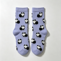Chaussettes en peluche 3D personnalisées, chaussettes fantaisie, chaussettes à motif animal personnalisé, chaussettes en coton doux, chaussettes amusantes pour femmes et hommes
