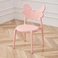 Chaise d'enfant empilable rose à ailes, best-seller, pour fête d'anniversaire, baby shower, fête sur le thème de la ballerine