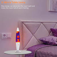 Lampe à lave à LED à mouvement unique et portable, fabrication d'usine TIANHUA, vente en gros, lampe à lave décorative