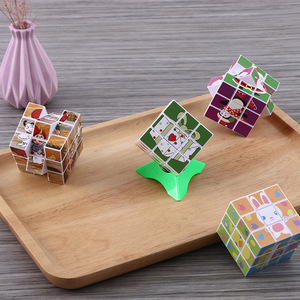 Christmas 3x3 Rubik's <b>Cube</b> Kids <b>Puzzle</b> Toy With Cartoon Patterns For Children And Youth Age 5 7 Years Unisex Gift - Product Image 3