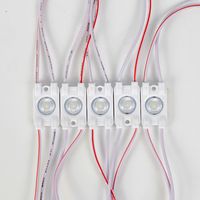 Module LED SMD2835 économique 0.5W DC12V/24V, rétro-éclairage à injection 1 LED pour lentille 160 ° pour panneau de signalisation