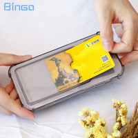 Coques de téléphone portable souples en TPU HEYBINGO avec carte enfichable pour iPhone 13 14 15 PRO MAX