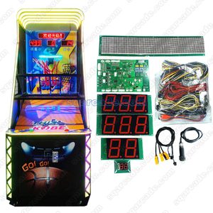 Tự làm Arcade bóng rổ máy tủ <span class=keywords><strong>Kit</strong></span> với LCD Board đồng tiền hoạt động hẹn giờ bắn trò chơi không chậm trễ ngôn ngữ tiếng anh - Product Image 2