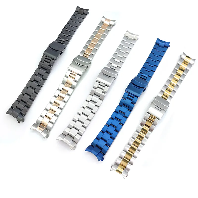 Custom Made Stainless Steel Band Strap For Seiko SKX007/SRPD Watch Bracelet Diving Brushed Finish With Tool Watch Parts 22mm