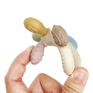Stimolare lo sviluppo sensoriale senza BPA in Silicone morbido lenitivo per bambini massaggiagengive ciuccio <span class=keywords><strong>giocattolo</strong></span> per dentizione congelato per 3M + bambini - Product Image 3