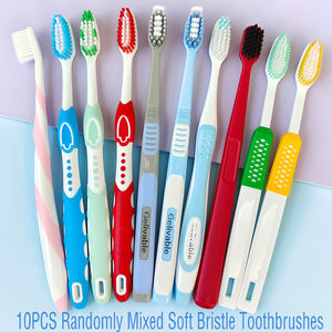 Cepillo de dientes de plástico personalizado barato de etiqueta privada al por mayor de fábrica cepillo de dientes manual suave para adultos de alta calidad para uso doméstico - Product Image 6