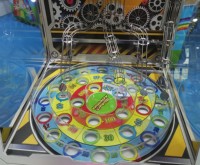 Machine de jeu d'arcade Global Adventure Rongxiang 1 avec accepteur de monnaie, construction en bois, prise en charge des langues anglaise et chinoise