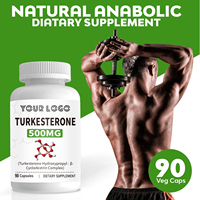 Capsules de Turkesterone OEM, extrait de plante Ajuga Turkestanica en poudre, compléments alimentaires pour la musculation, pilules de Turkesterone