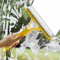 Spatule de nettoyage de vitres haute performance pour intérieur et extérieur, outil 3 en 1
