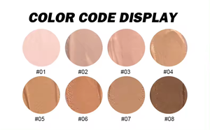 พอดีสีแต่งหน้าคอนซีลเลอร์สิว Contour Palette แต่งหน้า Contouring รากฐานกันน้ําเต็มครีมครีมวงกลมสีเข้ม - Product Image 5