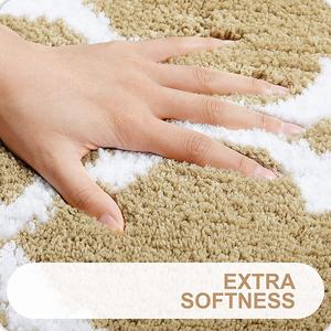 Alfombra de Baño de Lujo para Bañera y Ducha, Alfombra de Microfibra Suave y Absorbente, Alfombra de Baño Antideslizante, Alfombra de Baño Afelpada - Product Image 4