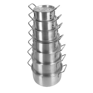 Ensemble d'ustensiles de cuisine en aluminium Ensemble de casseroles de cuisine épaissies Pots à soupe à induction Juego De Ollas 14pcs Casserole Ollas De <span class=keywords><strong>Cocin</strong></span> - Product Image 3