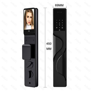 AISUO TUYA WIFI Serrure de porte israélienne Serrure de porte intelligente 3d Reconnaissance faciale Serrures intelligentes automatiques avec caméra Sécurité biométrique intelligente - Product Image 5