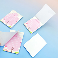 Bloc-notes autocollant en forme de chien de dessin animé personnalisé carnet de notes en papier Kawaii pour chiot pour le bureau l'école en carton Bill accessoires de papeterie