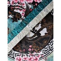 Tuiles de Mahjong Américaines Personnalisées en Acrylique Gravées, Motif Oiseau Bleu Céladon, pour Soirée de Jeu en Famille, Cadeau de Fêtes