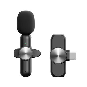 Superventas Mini Mic K9 Reducción de ruido Micrófono de cuello inalámbrico Micrófono Lavalier K9 para tipo C - Product Image 6