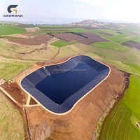 Geomembrana Industrial Resistente a los Rayos UV de HDPE/EPDM/LDPE/LLDPE, Membrana Impermeable para Estanques, Presas y Tratamiento de Aguas Residuales, Espesor de 0.2-3.0 mm
