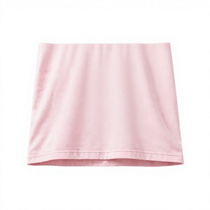 เสื้อยืดแขนสั้นสีชมพูล้วนสำหรับผู้ชาย คอกลม คลาสสิก สบายๆ ผ้าฝ้าย - Product Image 3