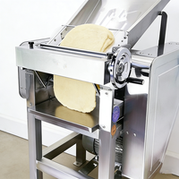 Machine à étaler la pâte à pain en forme de corne entièrement automatique, machine à rouler la pâte à pizza multifonctionnelle réglable