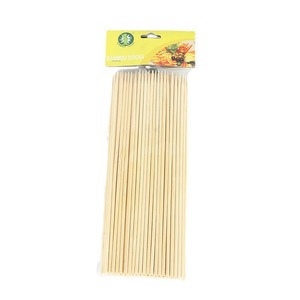Brochetas de bambú Bamboo Saint de 3.0mmx300mm, brochetas desechables para barbacoa, para asar salchichas y frutas confitadas - Product Image 4
