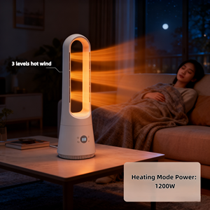 เครื่องทำความร้อนอัจฉริยะ Tuya WiFi แบบทู่ใน1พัดลมไร้ใบพัด - Product Image 4