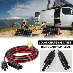 Kit adaptateur de câble solaire <span class=keywords><strong>XT60</strong></span> vers <span class=keywords><strong>MC4</strong></span> SAE, prix usine, 12V/24V, câble d'extension étanche pour système solaire de camping-car et bateau - Product Image 3