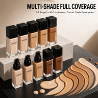 Fond de Teint Liquide Mat en Gros, Marque Privée, Couvrance Totale pour Tous Types de Peau, Correcteur Liquide, Fond de Teint Végétalien
