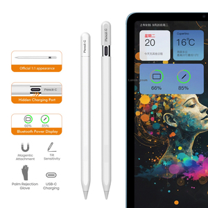 Stylet USB C 3ème génération avec attache magnétique, crayon actif avec rejet de la paume pour iPad 6/7/8/<span class=keywords><strong>9</strong></span>/10/11 A16 M2 M3 M4 M5 pro air 7 - Product Image 1