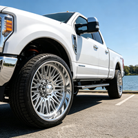 Jantes forgées personnalisées SL 22X12 24X12 24X14 26X14 26X16 6x139.7 8X170 8X180 Polies à déport profond pour Ford F-150 RAM 1500 GMC