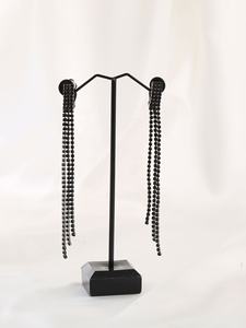 Pendientes Largos con Borlas de Cristal y Diamantes de Imitación Brillantes para Mujer, Pendientes Colgantes para Fiesta de Bodas, Pendientes de Novia - Product Image 5