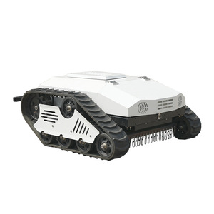 Cortacésped a Control Remoto para Huertos y Campos Inclinados, Robot de Corte Inteligente con Batería de Litio Pequeña, Desbrozadora de Orugas C--17 para Huertos - Product Image 1