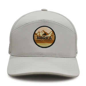 Custom Embroidered Patch Camping Cap Waterproof Sun <b>Shielding</b> Breathable Mesh Back Adjustable Snapback Unisex Outdoor Sports Hat - Product Image 6