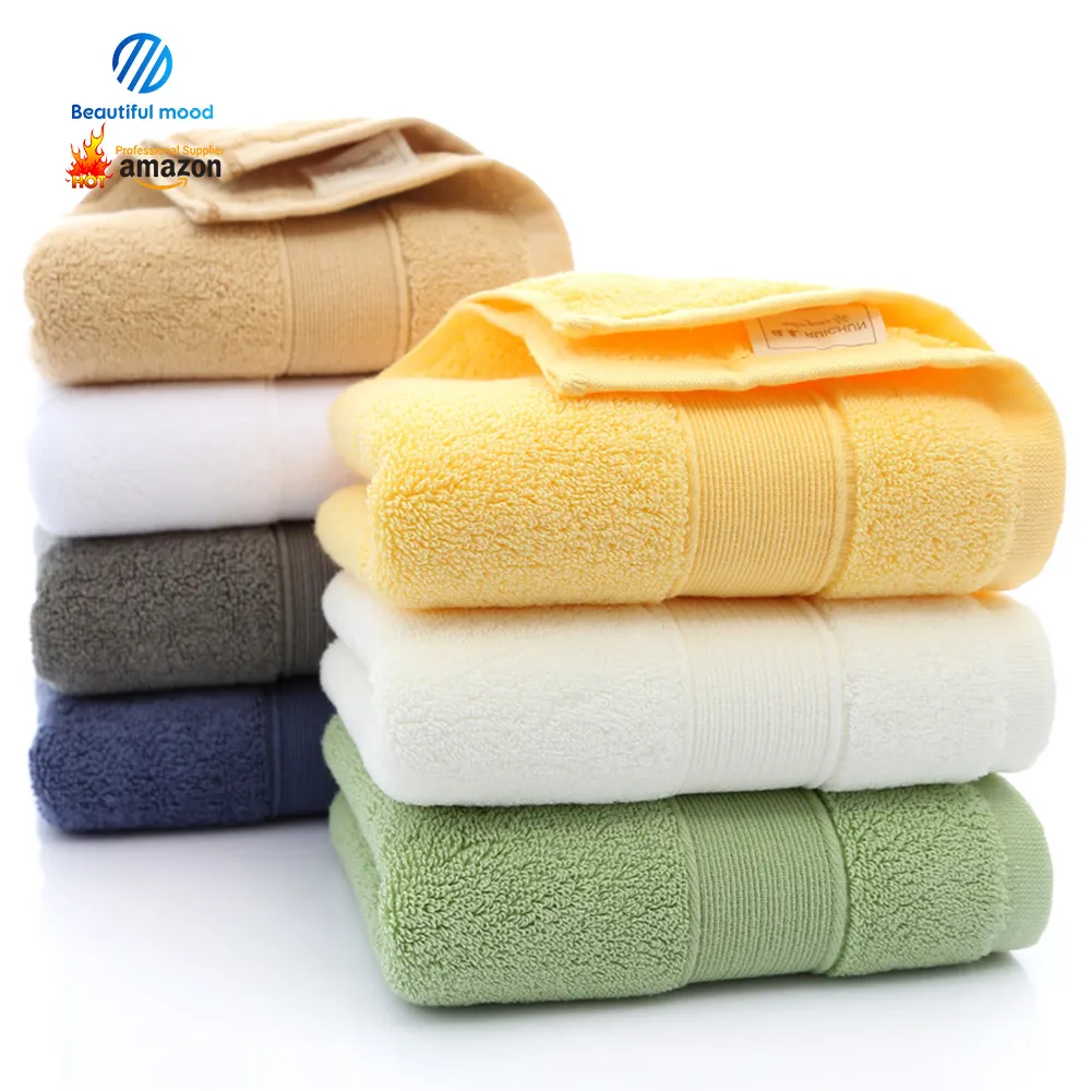 Luxo macio absorvente super toalha de banho Conjunto De Toalhas 100% algodão toalha de banho