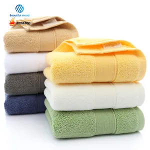 Ensemble de serviettes de bain super absorbantes douces de luxe serviette de bain 100% coton