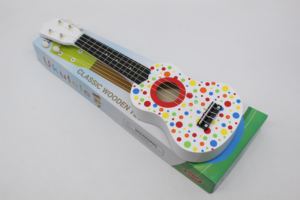 เครื่องดนตรีอูคูเลเล่ไม้สำหรับเด็กกีตาร์อูคูเลเล่ของเล่นอูคูเลเล่คลาสสิกเพื่อการศึกษาปฐมวัย - Product Image 6