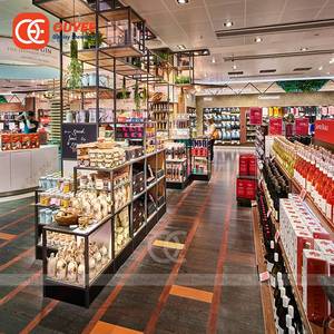 Duty-Free LED <strong>Lighting</strong> <strong>Design</strong> for Showroom Perfume Shop Decoration with Wine Shelves Display Elegant Duty-Free Shelf <strong>Concept</strong> - Product Image 2
