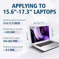 Écran portable double pour ordinateur portable, écran IPS de 15,6 pouces pour ordinateur portable, extension d'écran triple