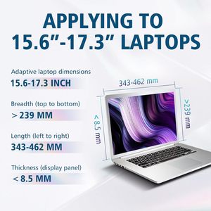 Laptop Portable Dual <strong>Monitor</strong> <strong>15</strong>.6 <strong>Inch</strong> IPS Display <strong>Monitor</strong> for Laptop Triple Screen Extender - Product Image 3