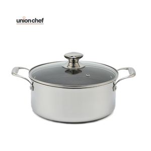 UNION CHEF Juego de utensilios de cocina de 13 piezas, sartenes de acero inoxidable de <span class=keywords><strong>3</strong></span> capas SS304, revestimiento antiadherente de cerámica grabado en forma de panal, PFOA antiadherente - Product Image 4