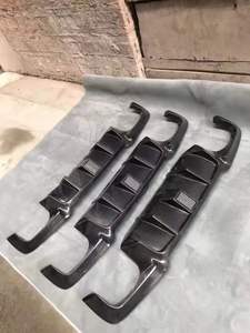 Nuovo Diffusore Posteriore in Fibra di Carbonio con Scarico per <span class=keywords><strong>Serie</strong></span> 5 F10 F18 M5 Stile 3D con LED 2010-2016 - Product Image 3