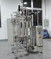 Bioréacteur à double enveloppe conforme aux normes GMP, Fermenteur CIP/SIP, Récipient de fermentation pour la culture de bactéries probiotiques, Bioréacteur pour la thérapie cellulaire