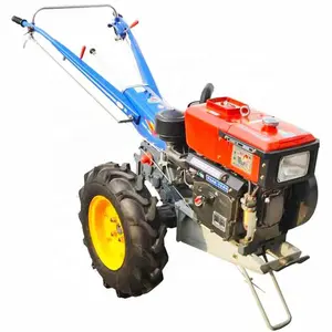 15hp çok fonksiyonlu tarım traktör 2 tekerlekli tarım traktör kompakt tarım traktör kültivatör disk yürüyüş sınıfı